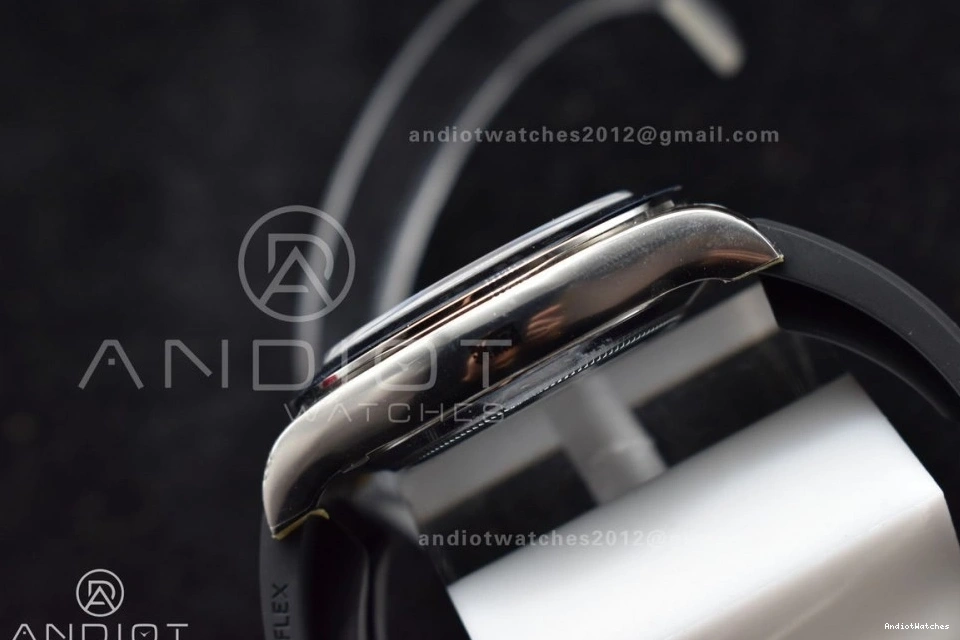 SA4130 Clean Silver Daytona 116519 Black 1:1 Best Edition Strap on Rubber Dial Elegant 904L Case SS 414 V 0331